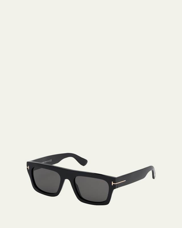 Fausto Monochromatic Square Sunglasses